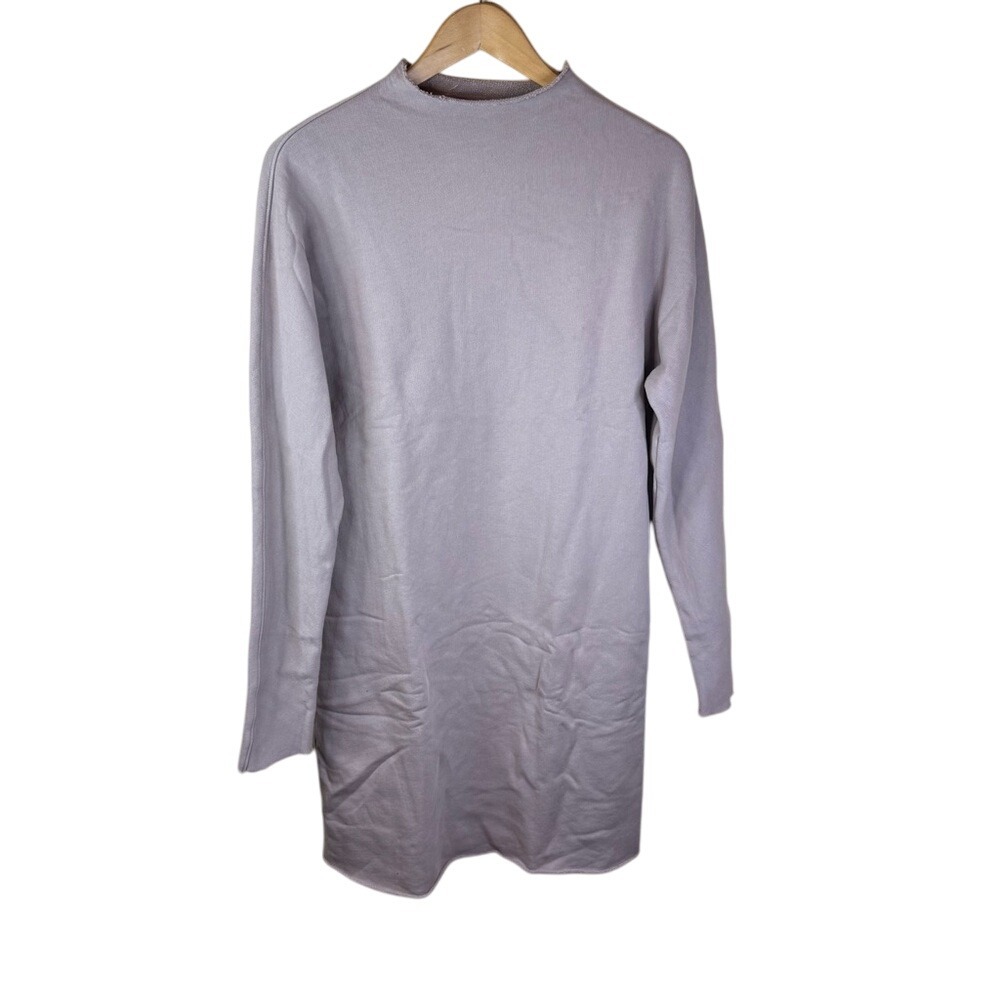 Frank & Eileen Izzie Sweatshirt Party Dress Beige‎ Size Small Classic Office